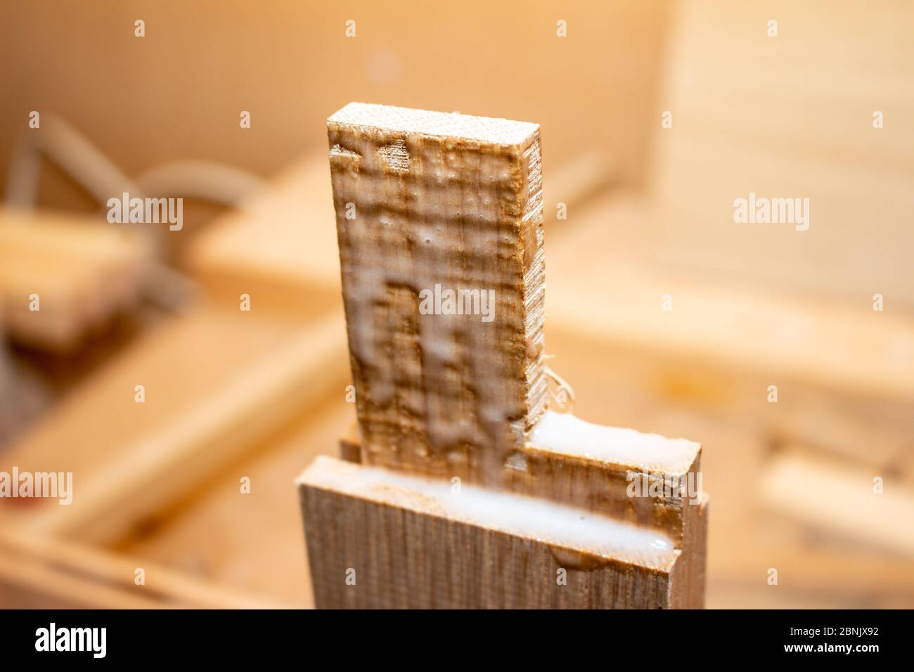 Mortise and tenon joint, traditional joinery using American White Oak