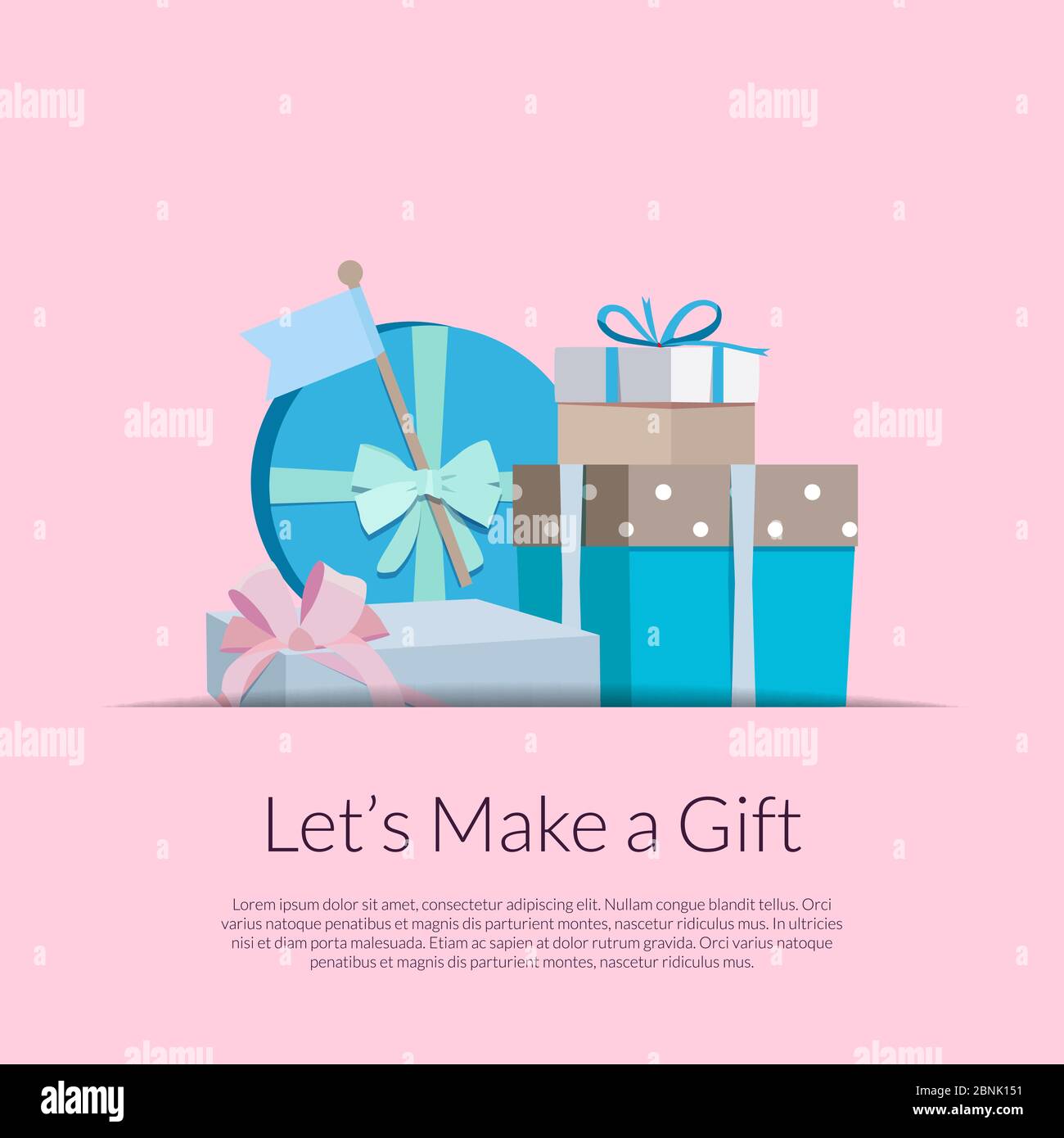 Pile many gift boxes on Stock Vector Images - Alamy