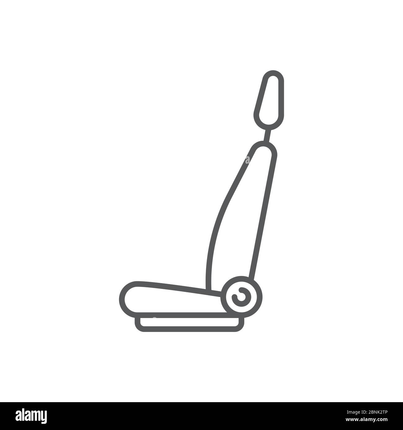 Car seat vector icon symbol isolated on white background Stock Vector Image & Art Alamy