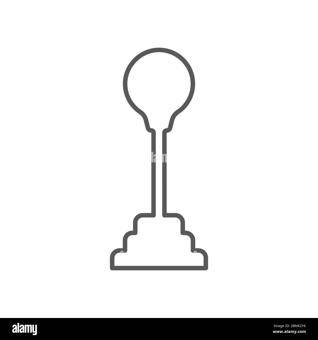 Car transmission vector icon symbol isolated on white background Stock