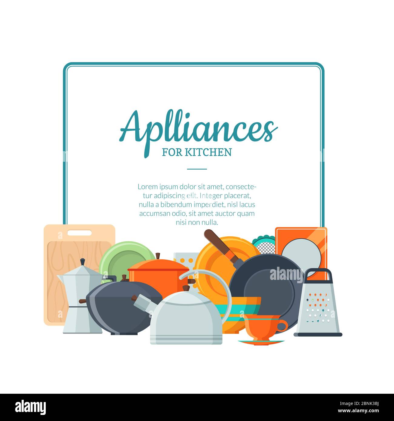 Vector kitchen utensils flat icon Stock Vector Image & Art - Alamy