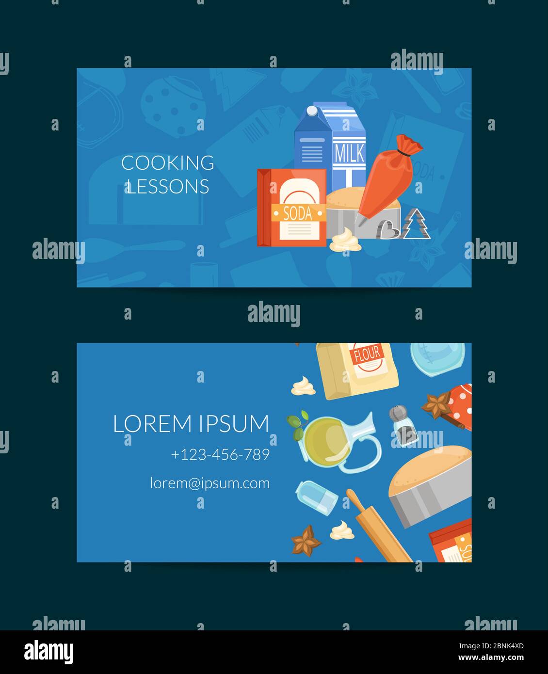 Cooking Visiting Card Business card printing hi-res stock photography and images - Alamy