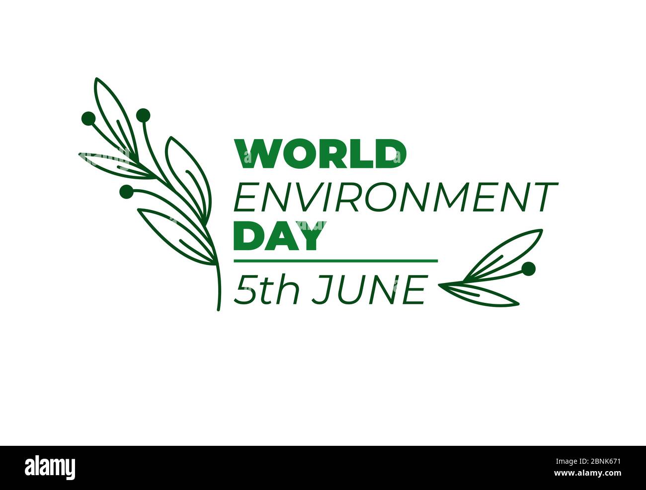 World environment day logo Cut Out Stock Images & Pictures - Alamy