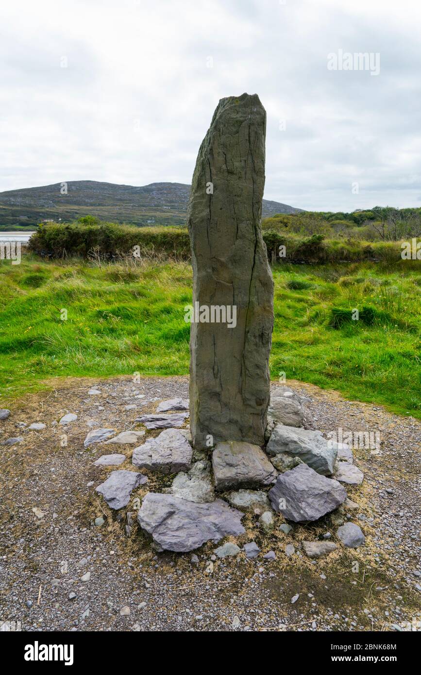 Ogham Stone, Derrynane House and National Park, Caherdaniel, Ring of