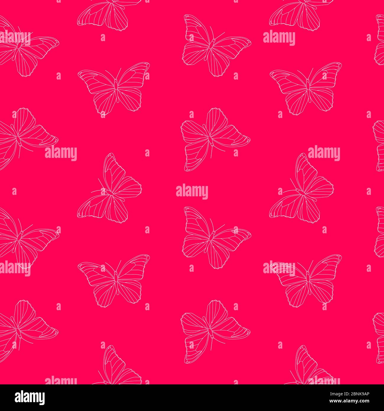 Butterfly Seamless Simple Pattern Background Vector Illustration Stock ...
