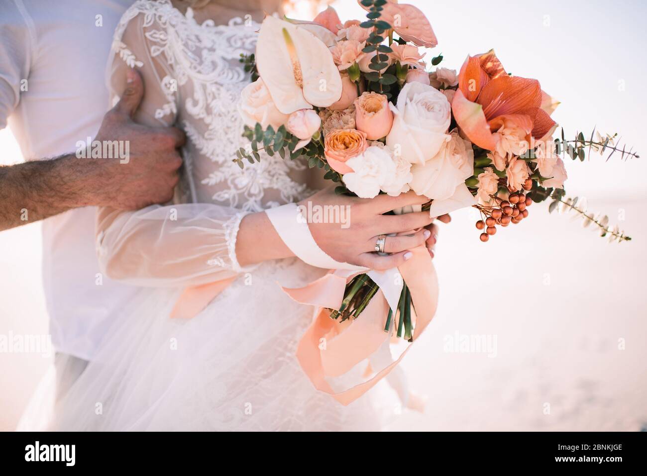 Eucalyptus Bride to Be White Veil