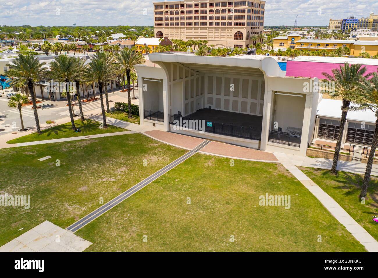 Aerial photo Seawalk Pavilion Jacksonville Beach FL USA Stock Photo Alamy