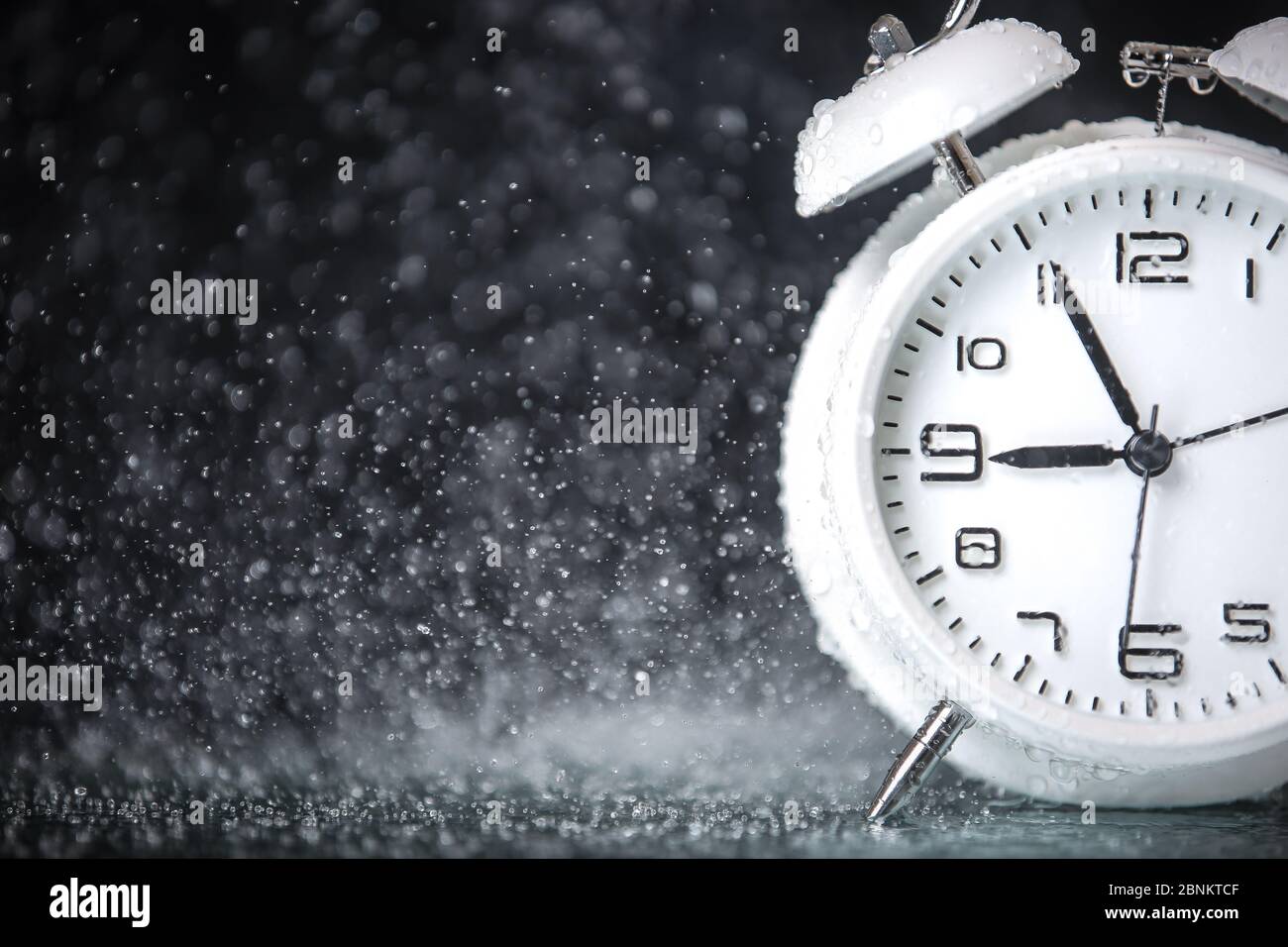 Black And White Alarm Clock Photography