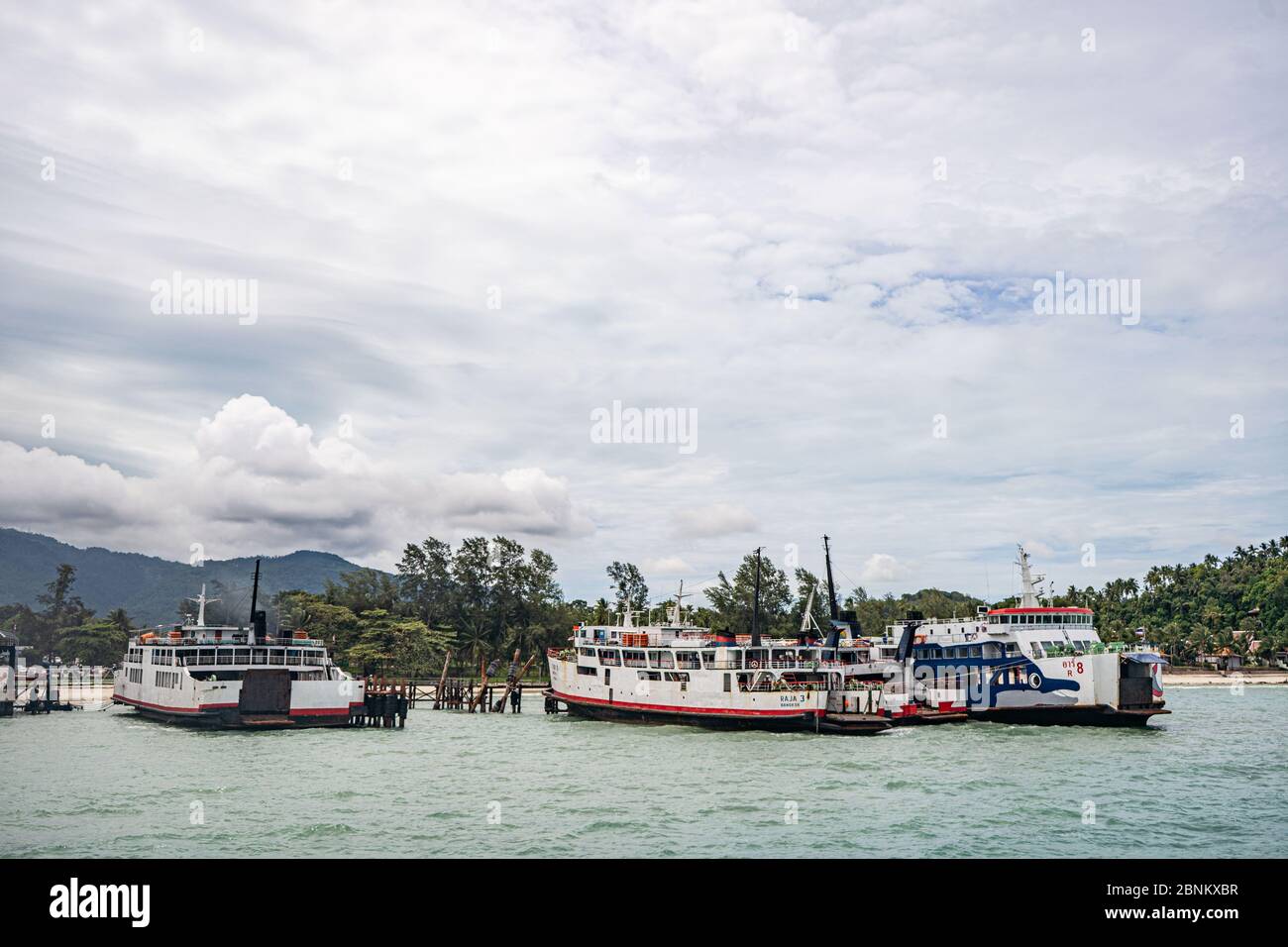 Thailand, Koh Samui May 202019 sea ferries. crossing to Koh Samui
