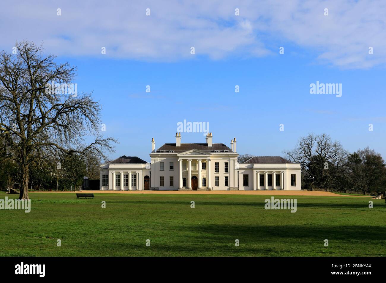 Summer view of Hylands House, Hylands Park, London Road, Writtle