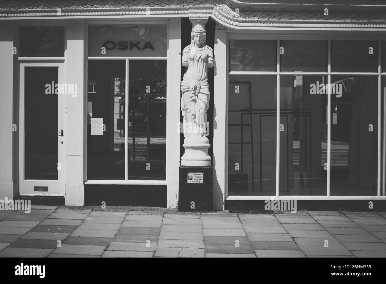 street photographs taken in Cheltenham during lockdown 2020 Stock Photo