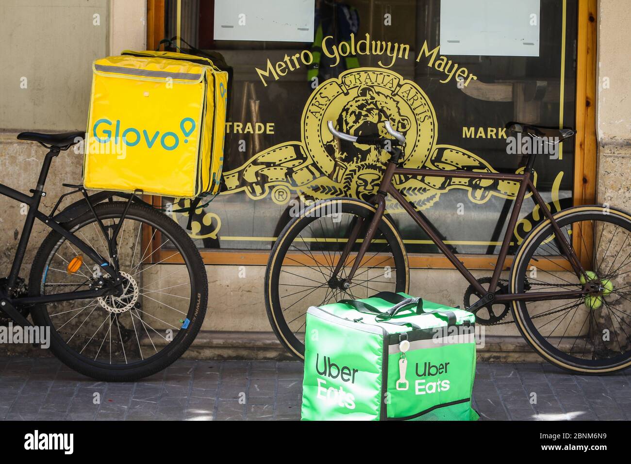 May 15, 2020: May 15, 2020 (Malaga) Uber Eats and Glovo Delivery 