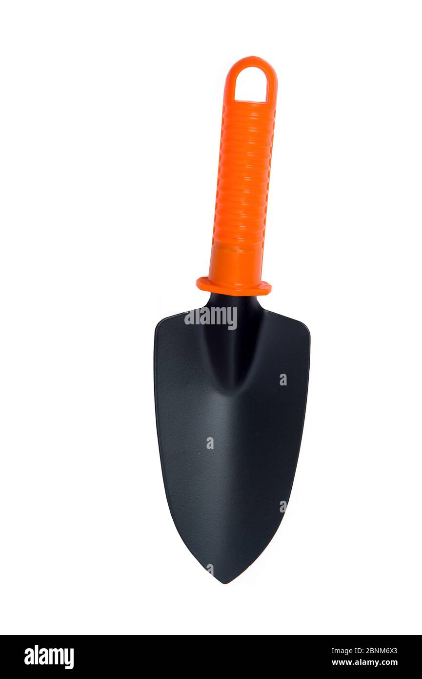 Garden Spade Isolated on White Background Stock Photo