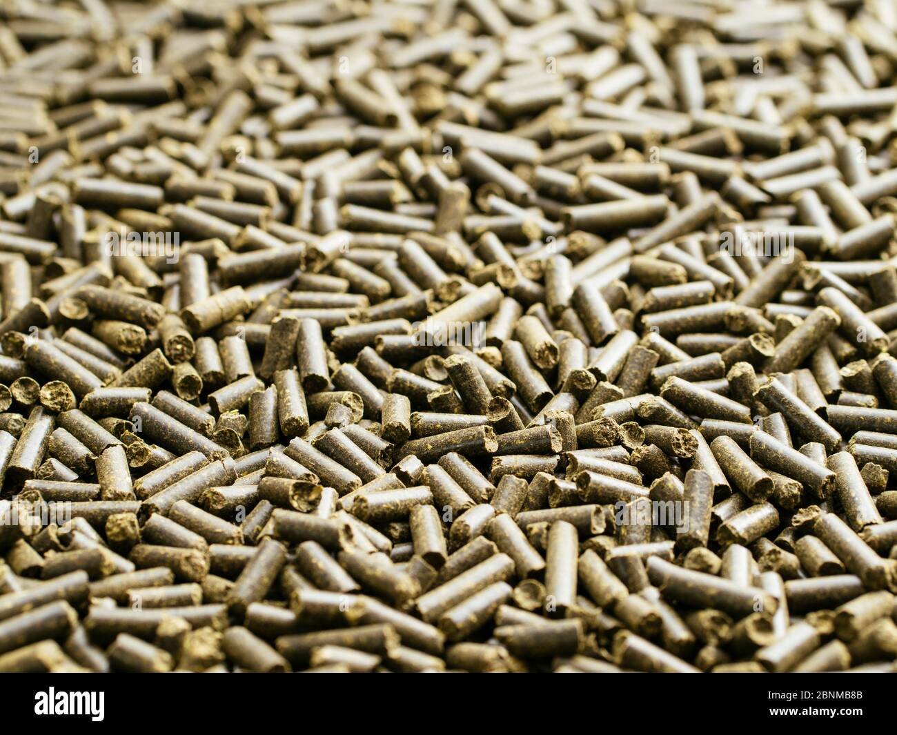 Vegan fertilizer made from 100% organic clover Stock Photo