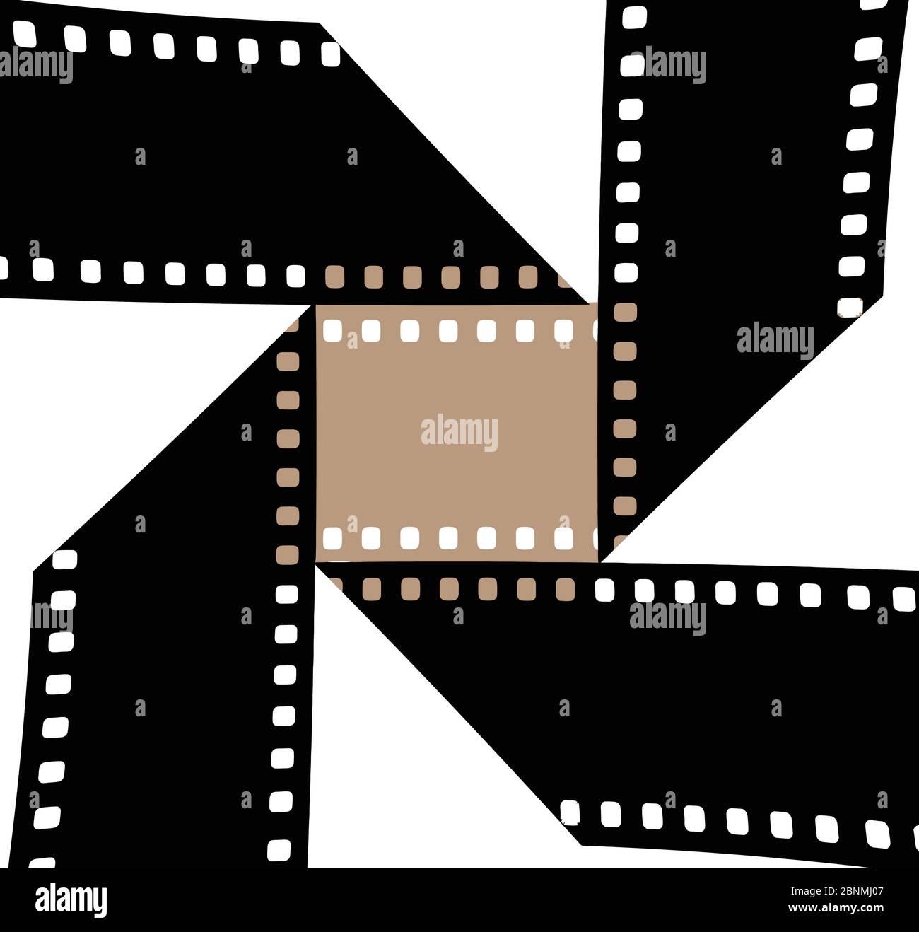 Film sprocket holes Stock Vector Images Alamy
