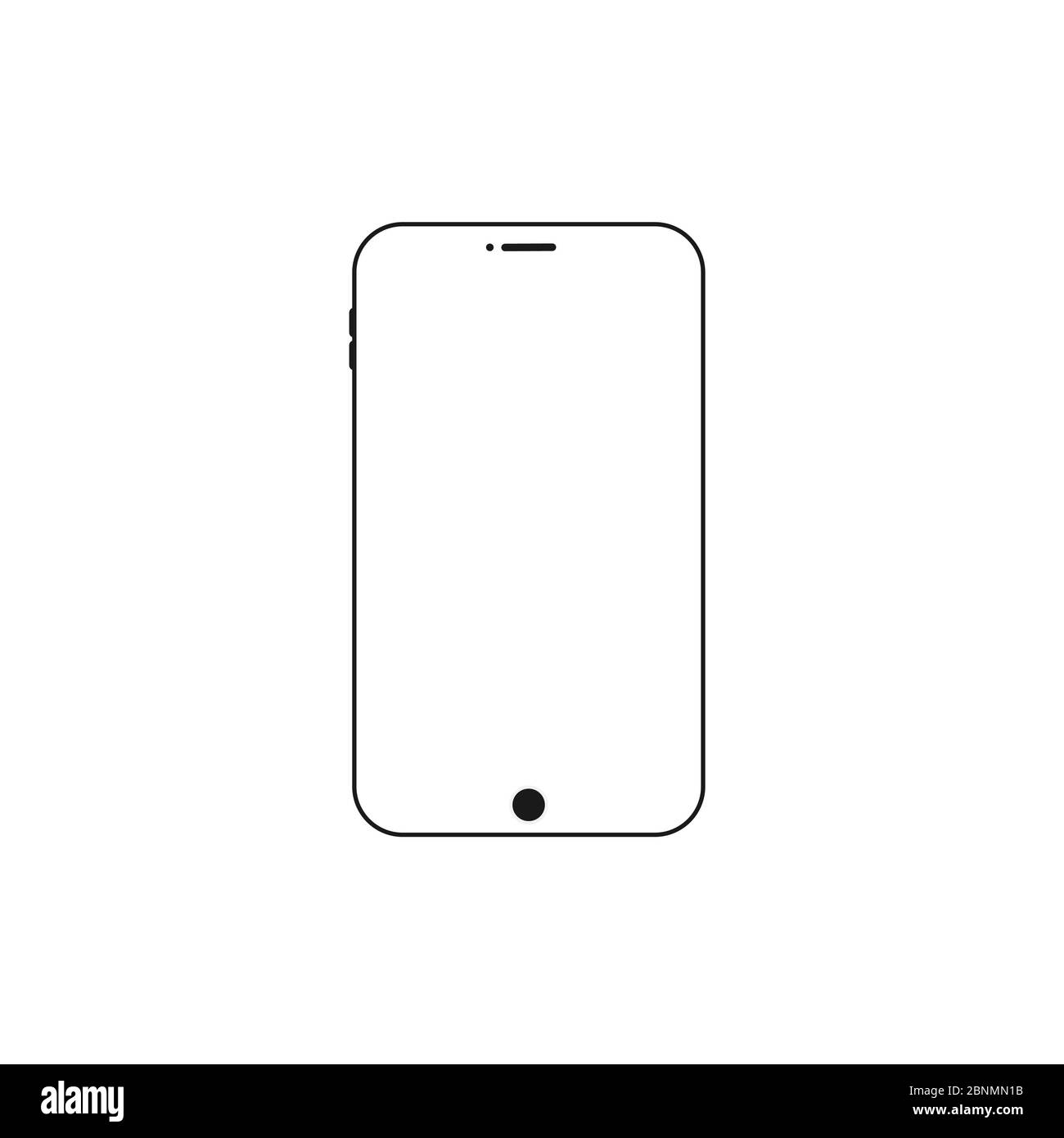 Smartphone Icon On White Background Vector Illustration Flat Icon Mobile Phone Handphone Vector Stock Photo Alamy