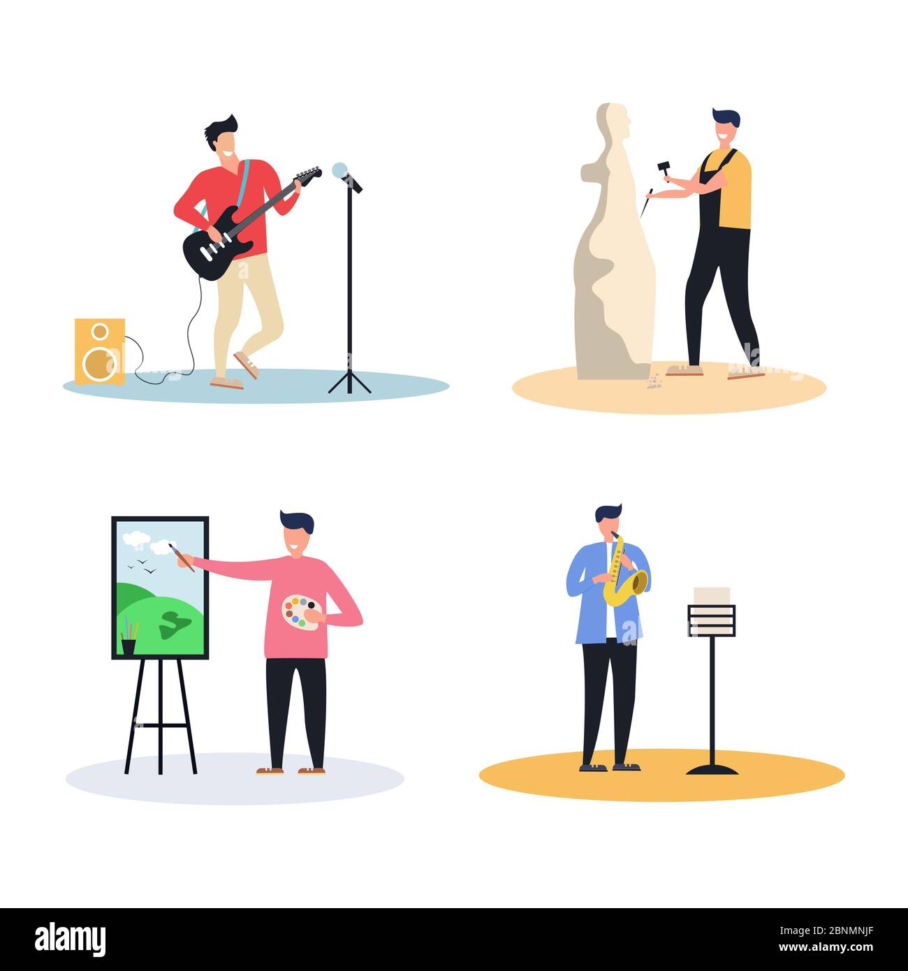 Creative Profession Creative profession. Hobby artists painters sculptors decorators ...