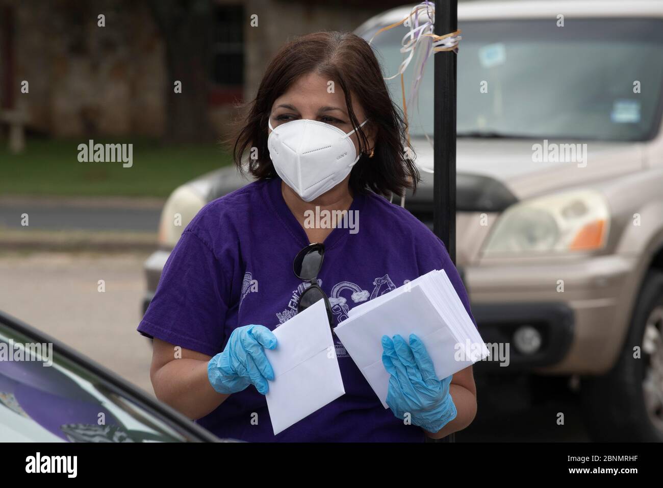 Austin, Texas, USA. 15th May, 2020. Parent NALINI KUMAR at the Austin ...