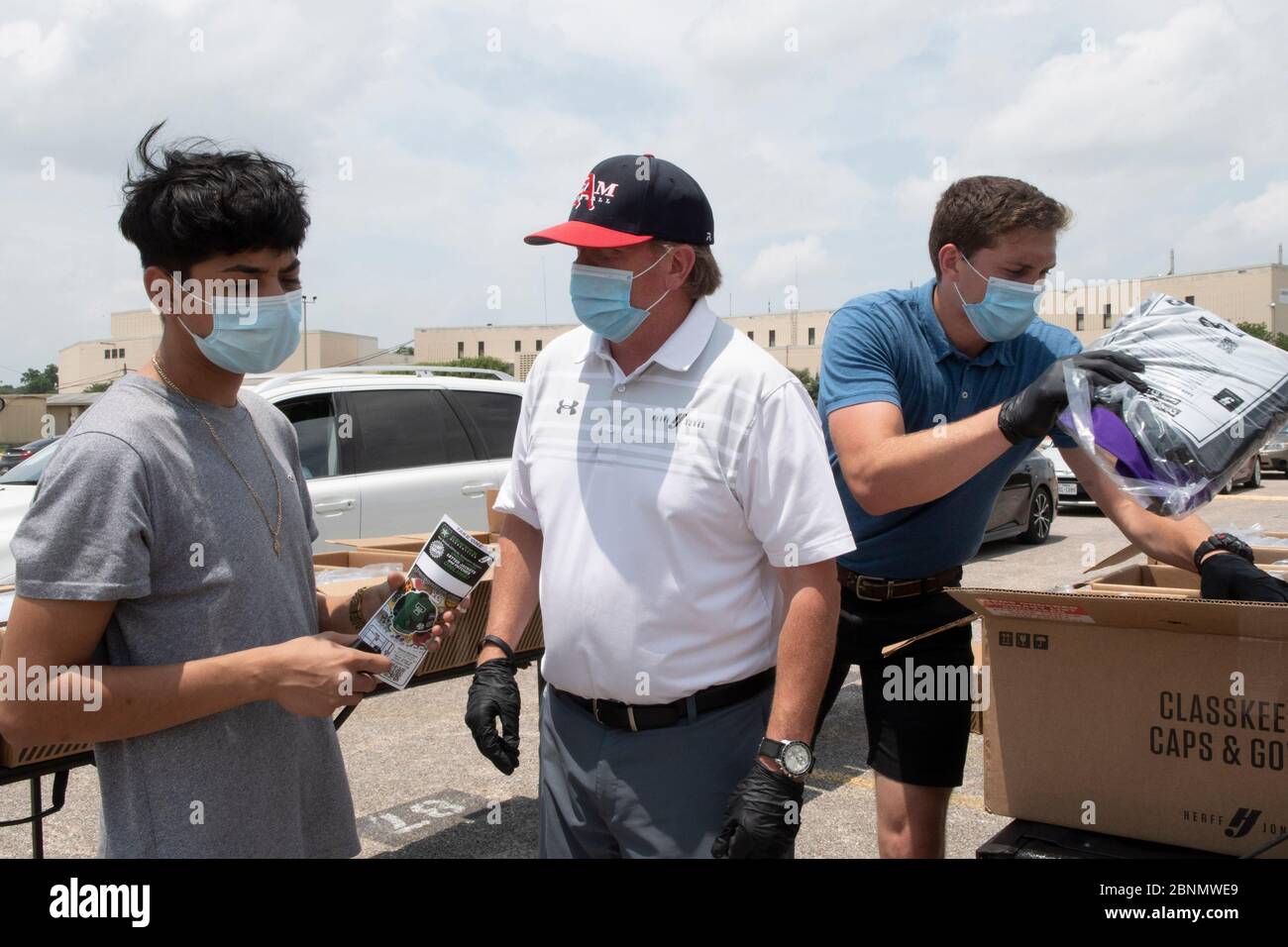 Austin, TX USA May 15, 2020 A student at the Austin, Texas Liberal