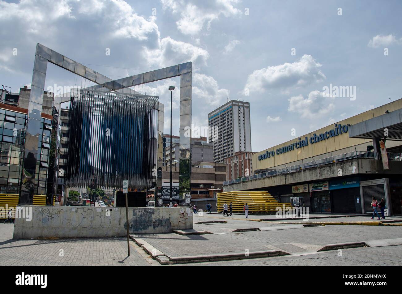 Shopping malls, remain closed due to the quarantine in Caracas, only