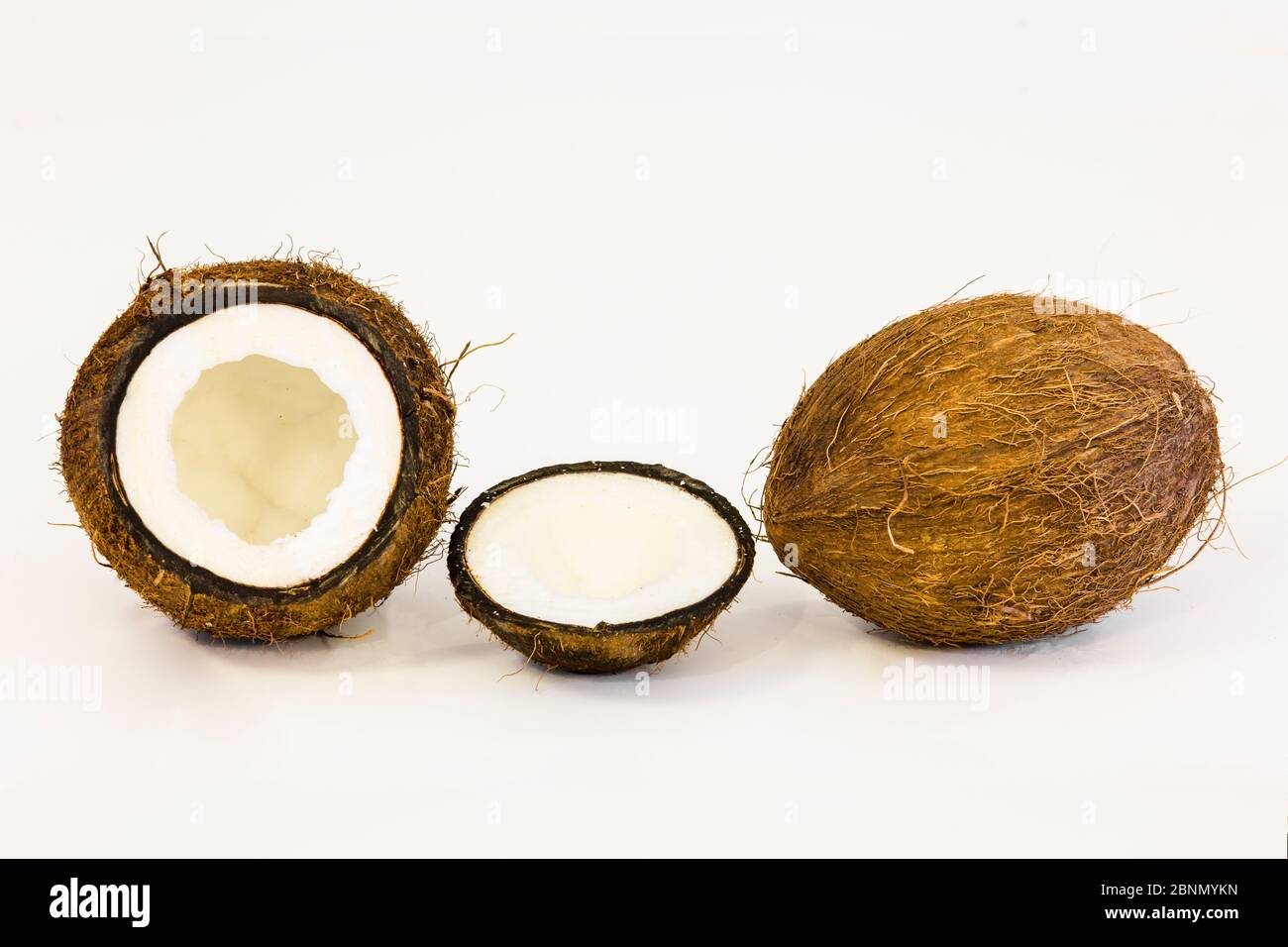 Coconut fruit (Cocos nucifera) Stock Photo