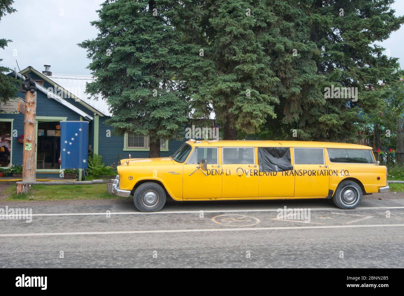 Talkeetna, Denali transport old car, Alaska Stock Photo Alamy