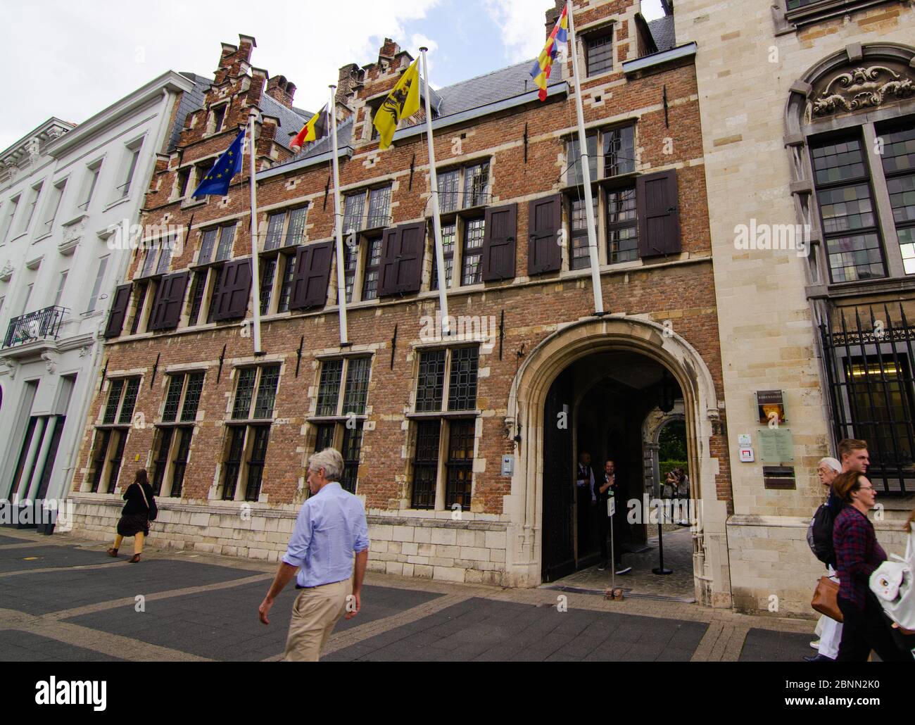 Antwerp, Flanders, Belgium. August 2019. Museum Rubenshuis, a beautiful