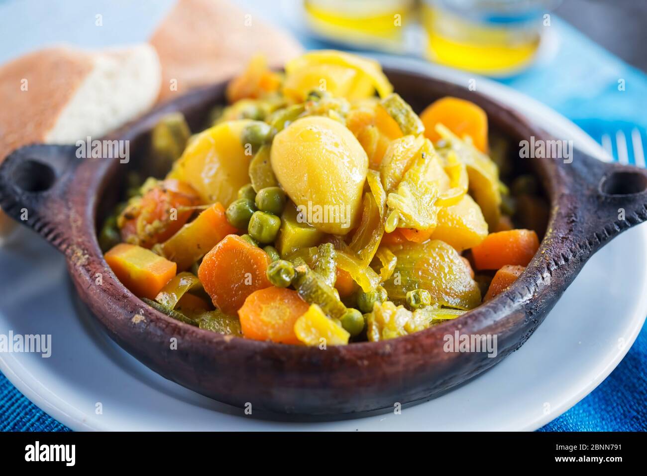 Vegetable tajine, 7 legumes tajine, Morocco Stock Photo Alamy