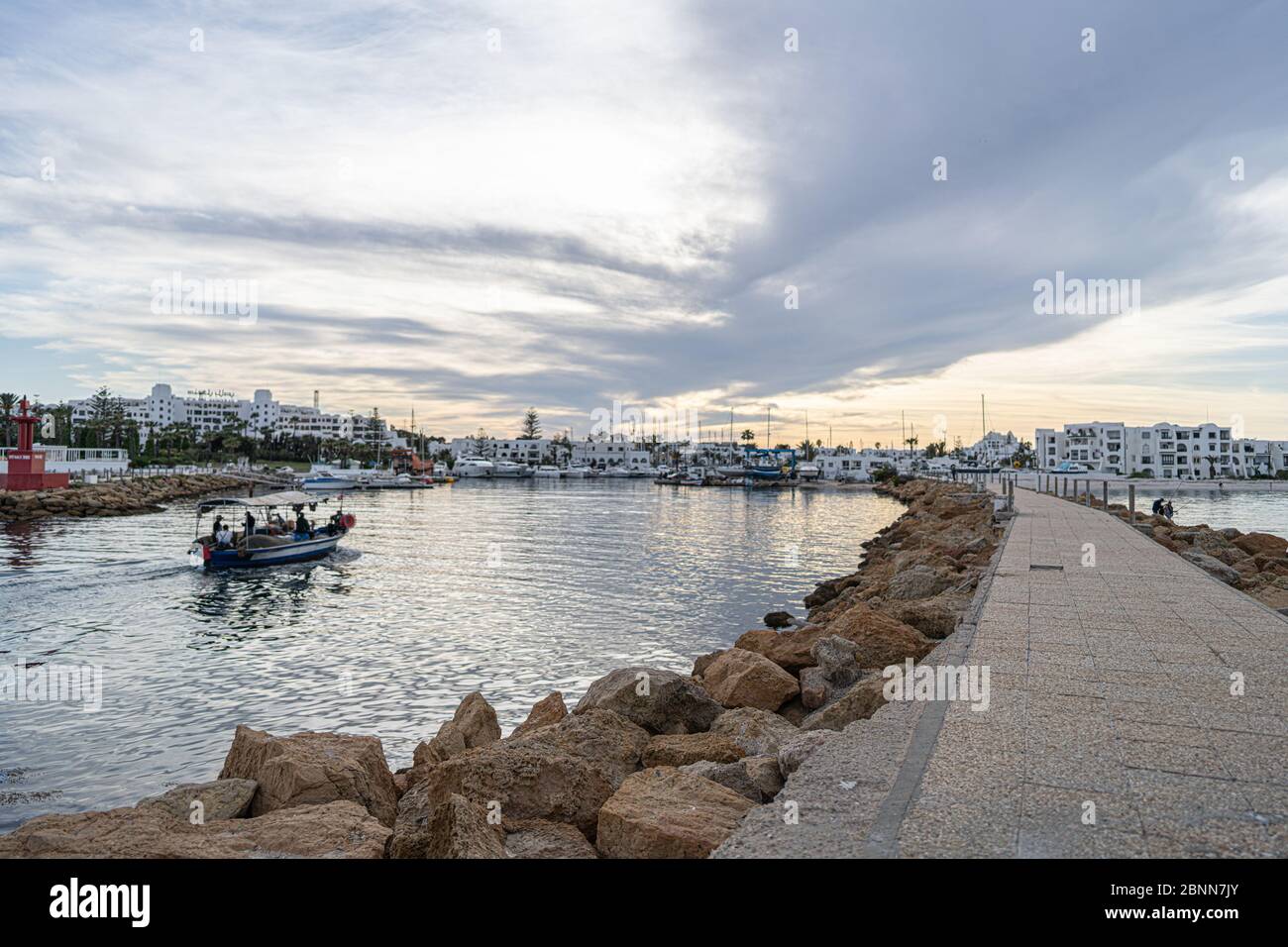 welcome to Tunisia, welcome to Sousse and El Kantaoui Stock Photo