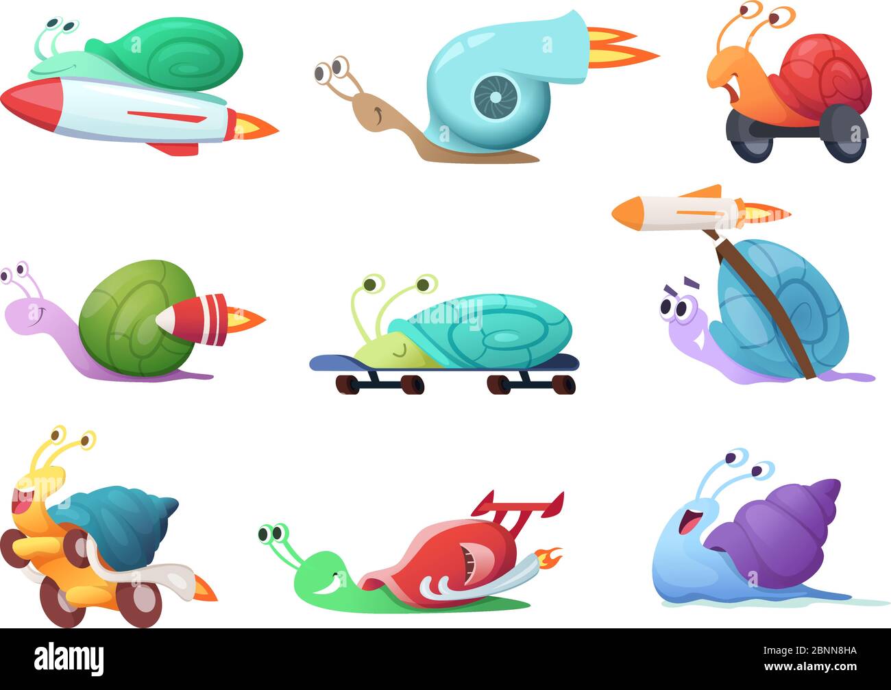 Snails cartoon characters. Slow sea slug or caracoles vector illustrations Stock Vector Image & Art - Alamy Snails cartoon characters. Slow sea slug or caracoles vector illustrations Stock Vector Image & Art - Alamy