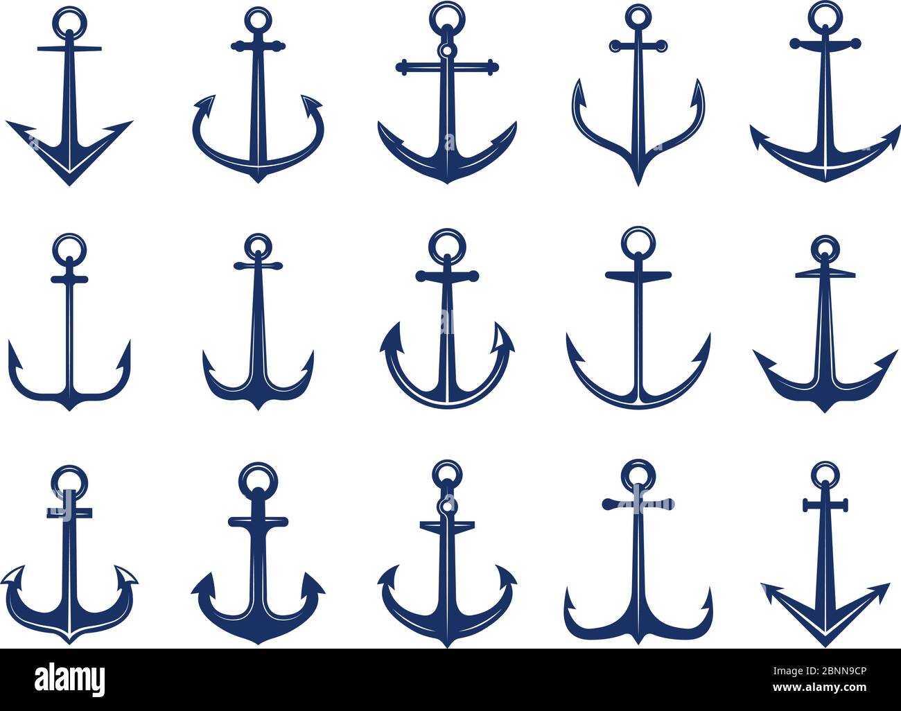 Anchors naval navy maritime hi-res stock photography and images