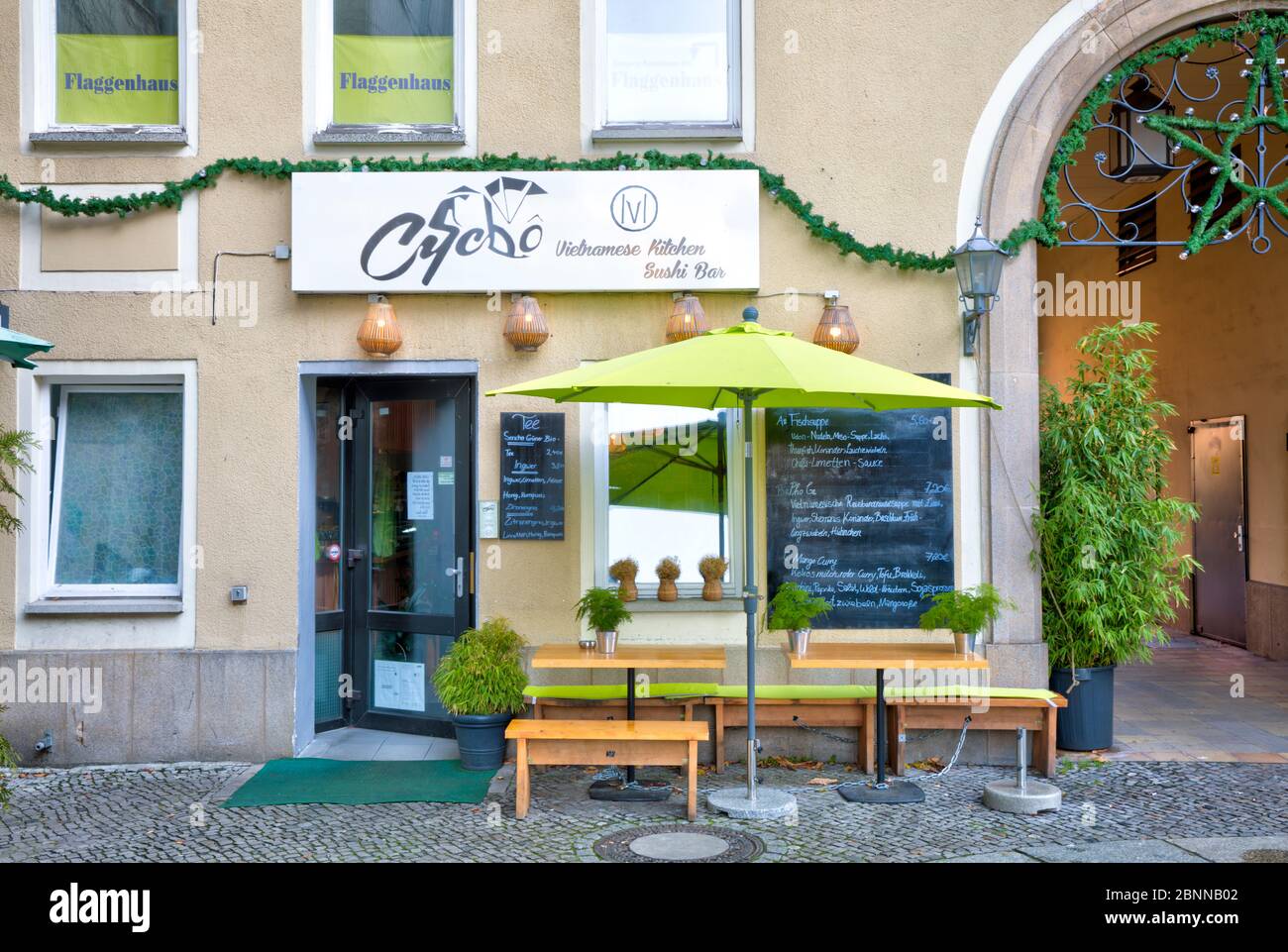 Chycho, restaurant, gastronomy, Nikolaiviertel, Berlin Mitte, Berlin, Germany Stock Photo