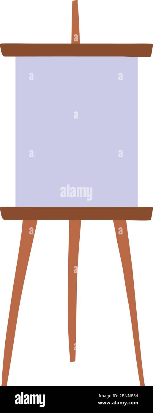 Premium Vector  Easel with painting isolated coloring page