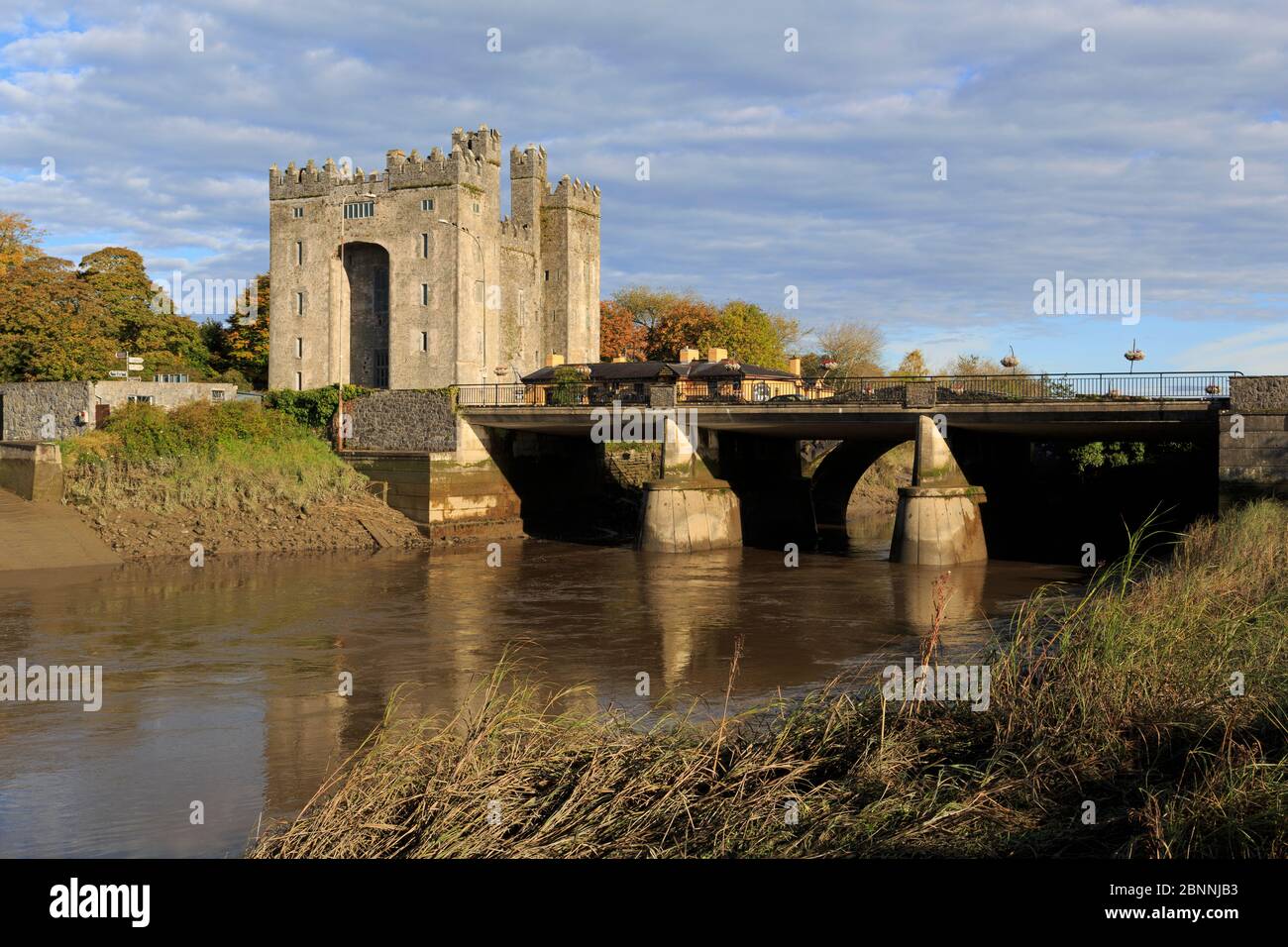Bunratty Castle,County Clare,Munster,Ireland,Europe Stock Photo