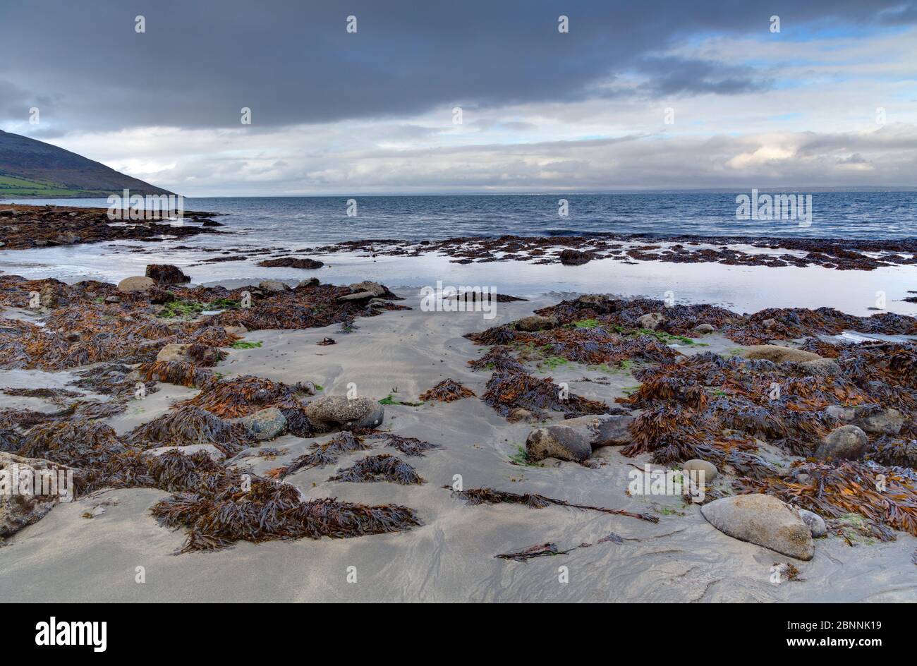 Coastline near Ballyvaughan Town,County Clare,Munster,Ireland,Europe Stock Photo