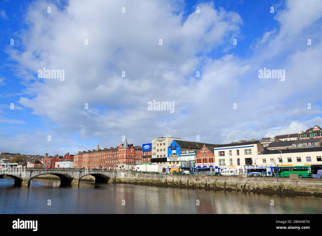 St. Patrick's Quay on the River Lee,Cork City,County Cork,Munster