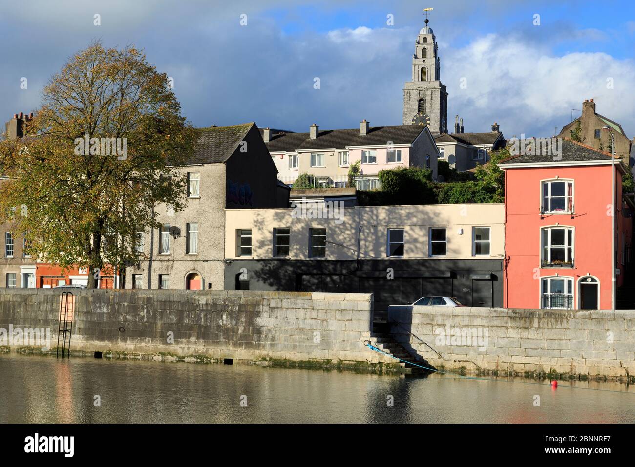 Shandon Church & Pope's Quay,River Lee,Cork City,County Cork,Munster