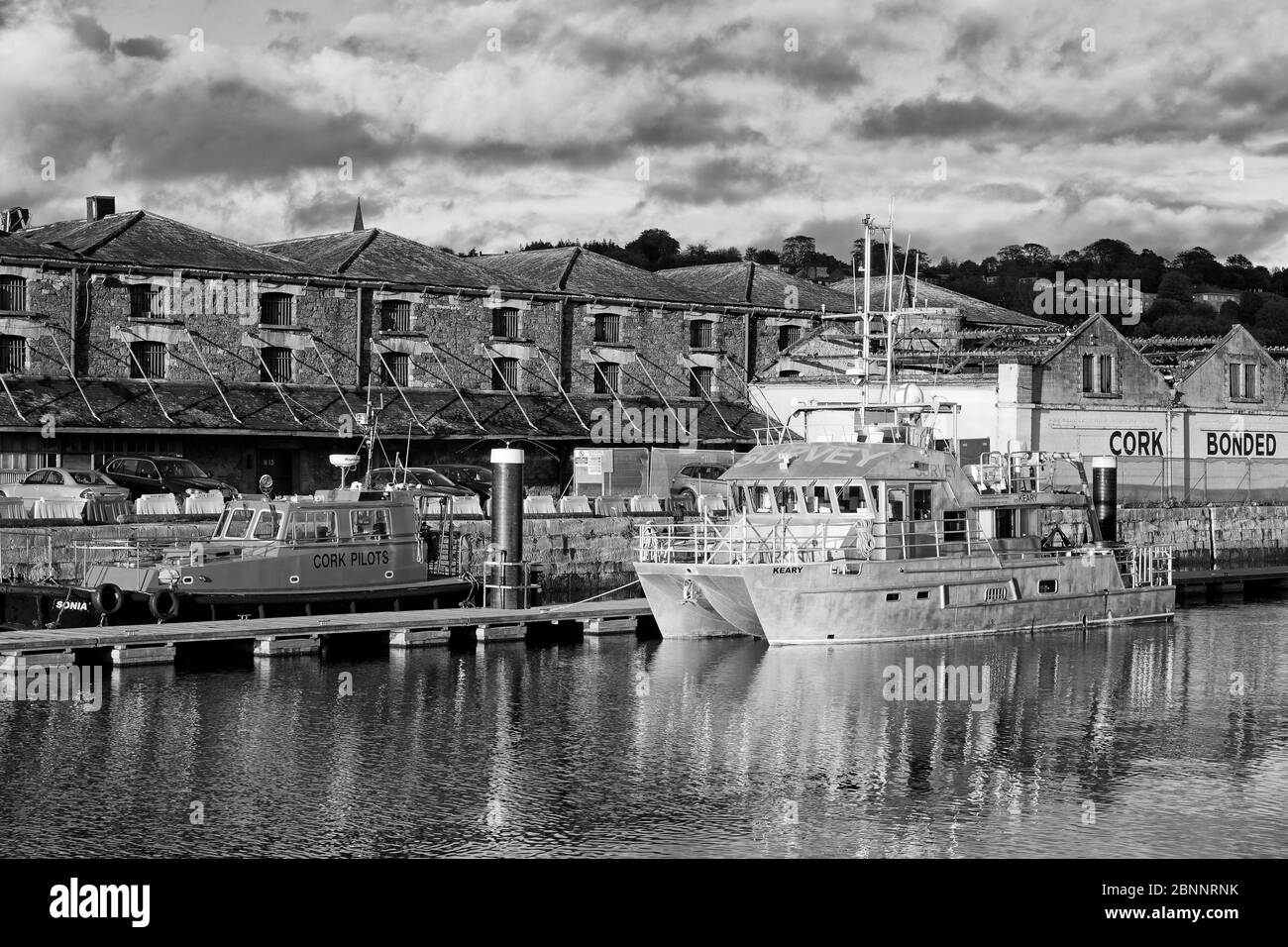 South Channel of the River Lee,Cork City,County Cork,Munster,Ireland,Europe Stock Photo