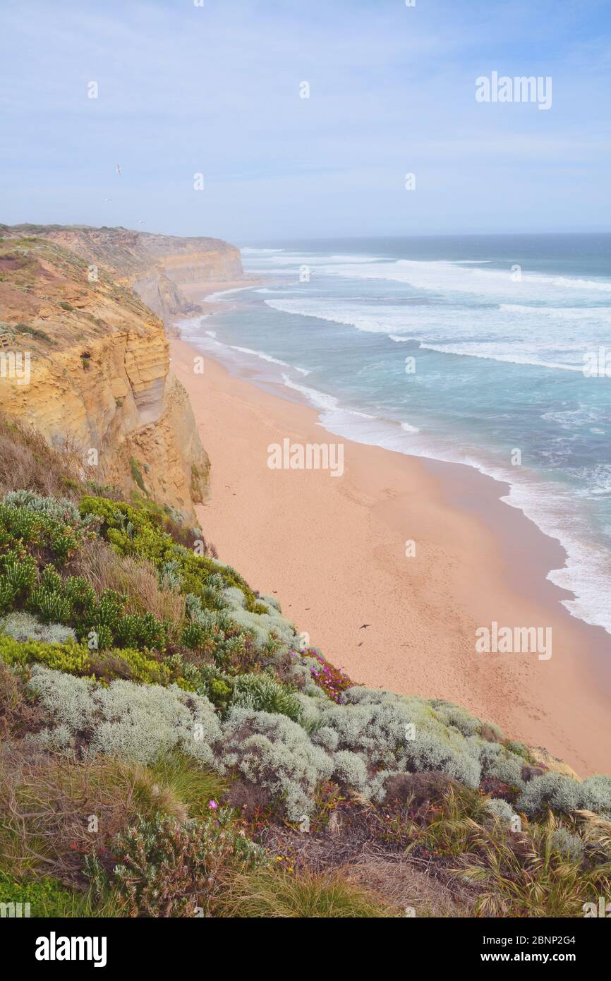 Cliffs of the 12 Apostles, Great ocean Road, Australia Stock Photo