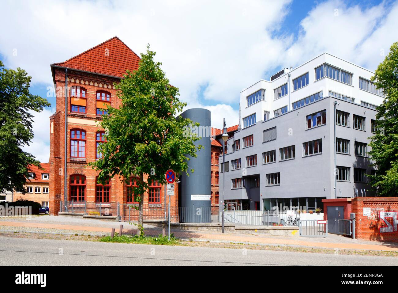 Niels Stensen School, Schwerin, Mecklenburg-West Pomerania, Germany, Europe Stock Photo