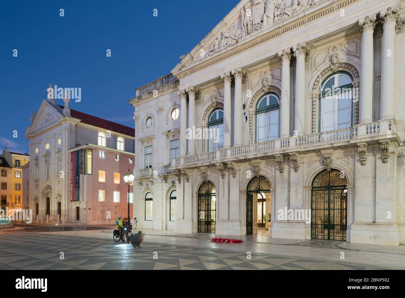 City Hall, Praca do Municipio, Câmara Municipal, Lisbon, Portugal Stock Photo