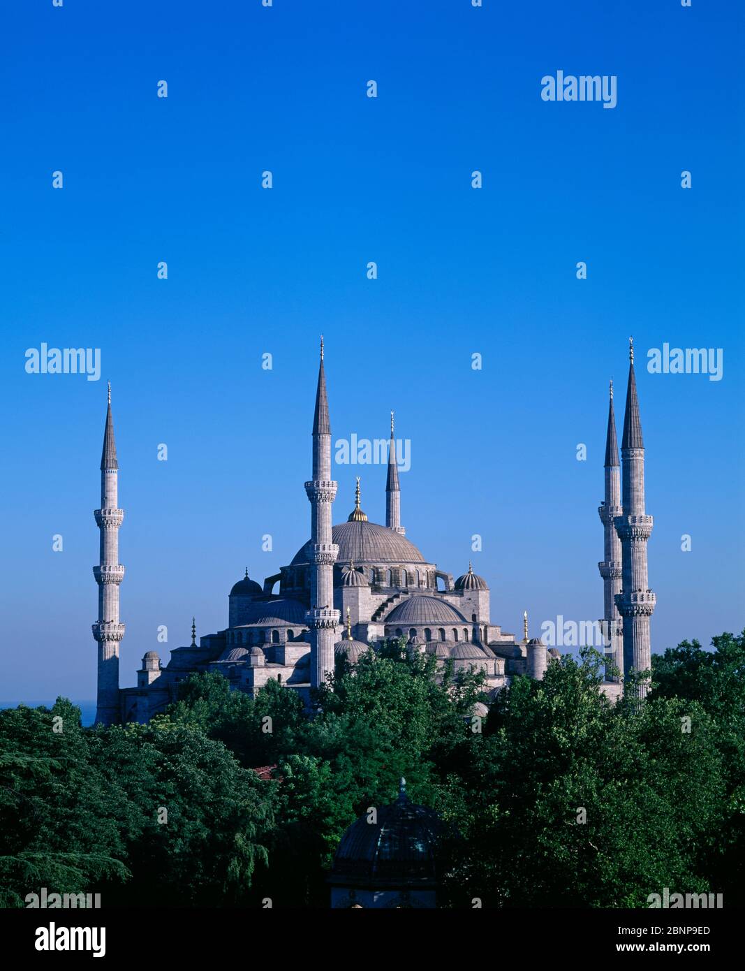 Blue Mosque (Sultanahmet Camii).  Istanbul, Turkey Stock Photo