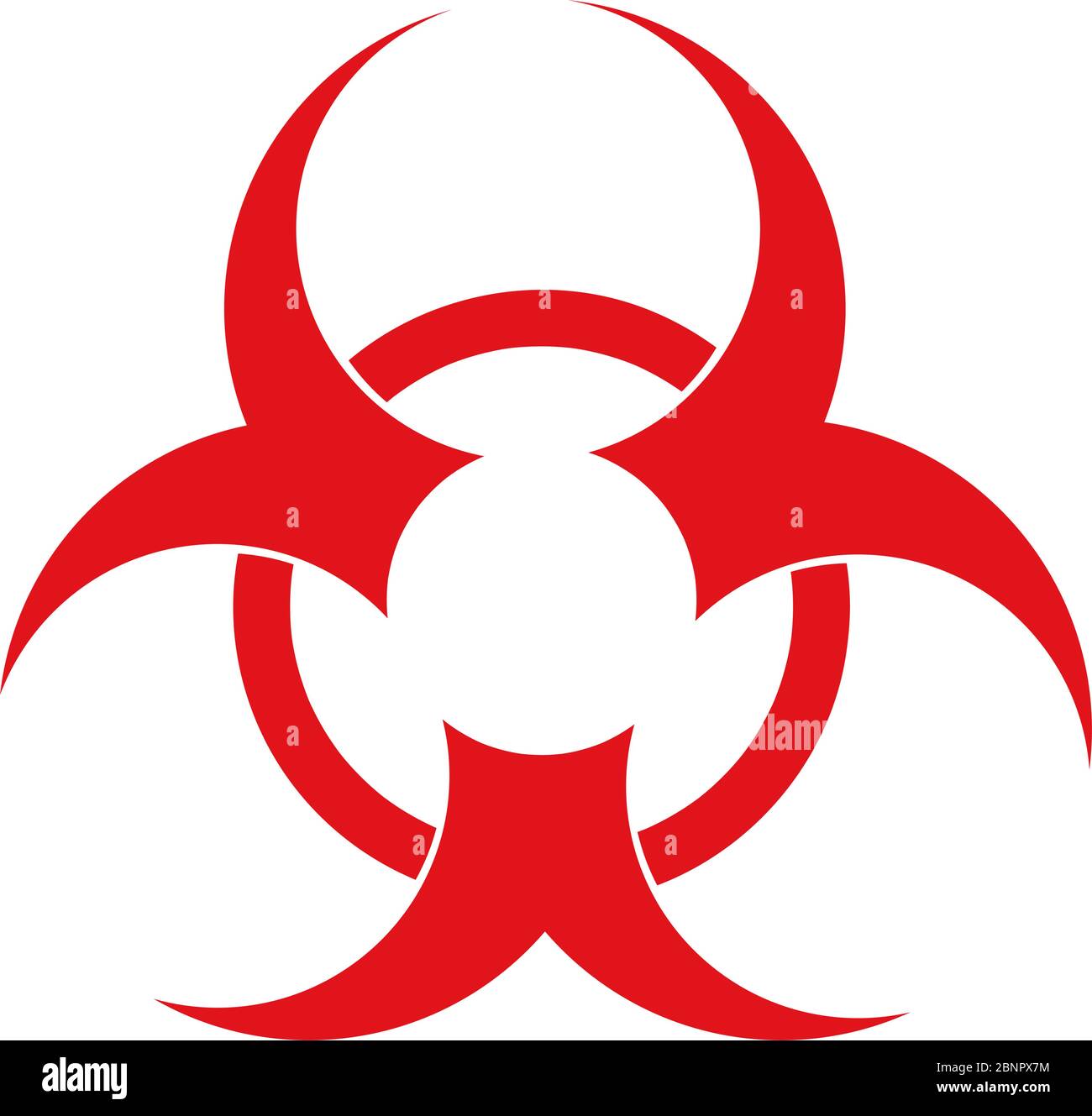 Bio hazard warning sign icon graphics design vector. Red color. Perfect for  backgrounds, backdrop, sticker, sign, icon, symbol, poster, label, logo an  Stock Vector Image & Art - Alamy