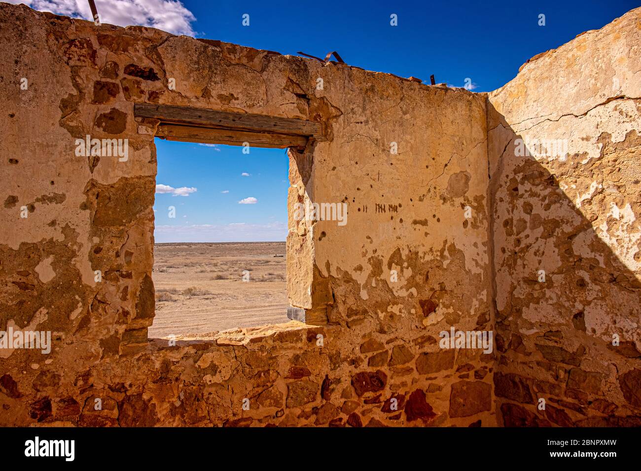 Margaret Siding on the Old Ghan Railway near Lake Eyre in outback South Australia. Stock Photo