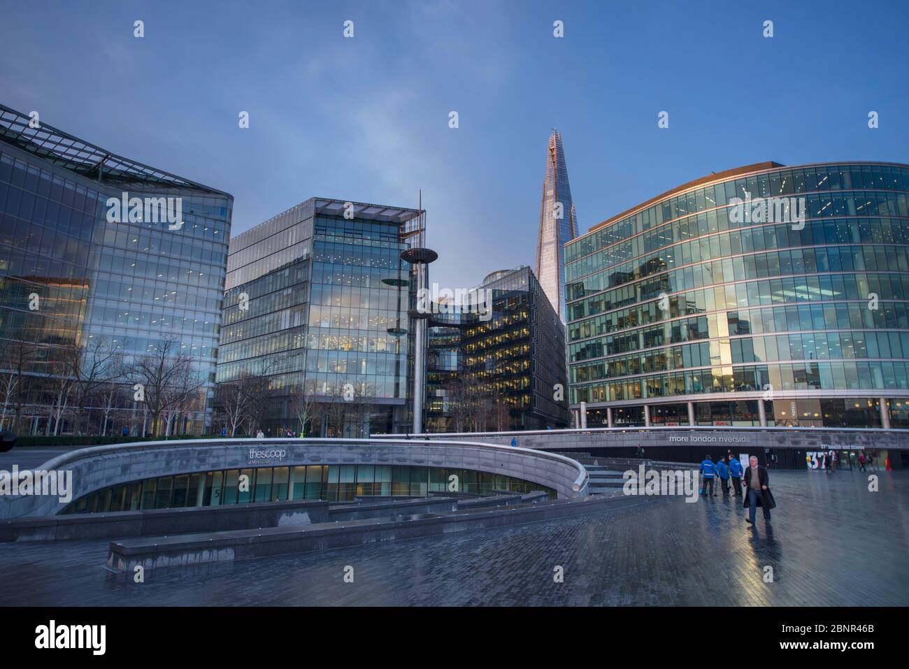 The Scoop More London outdoor venue at London Riverside with office