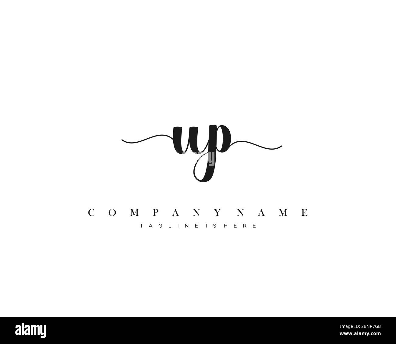 Initial up logo hires stock photography and images Alamy