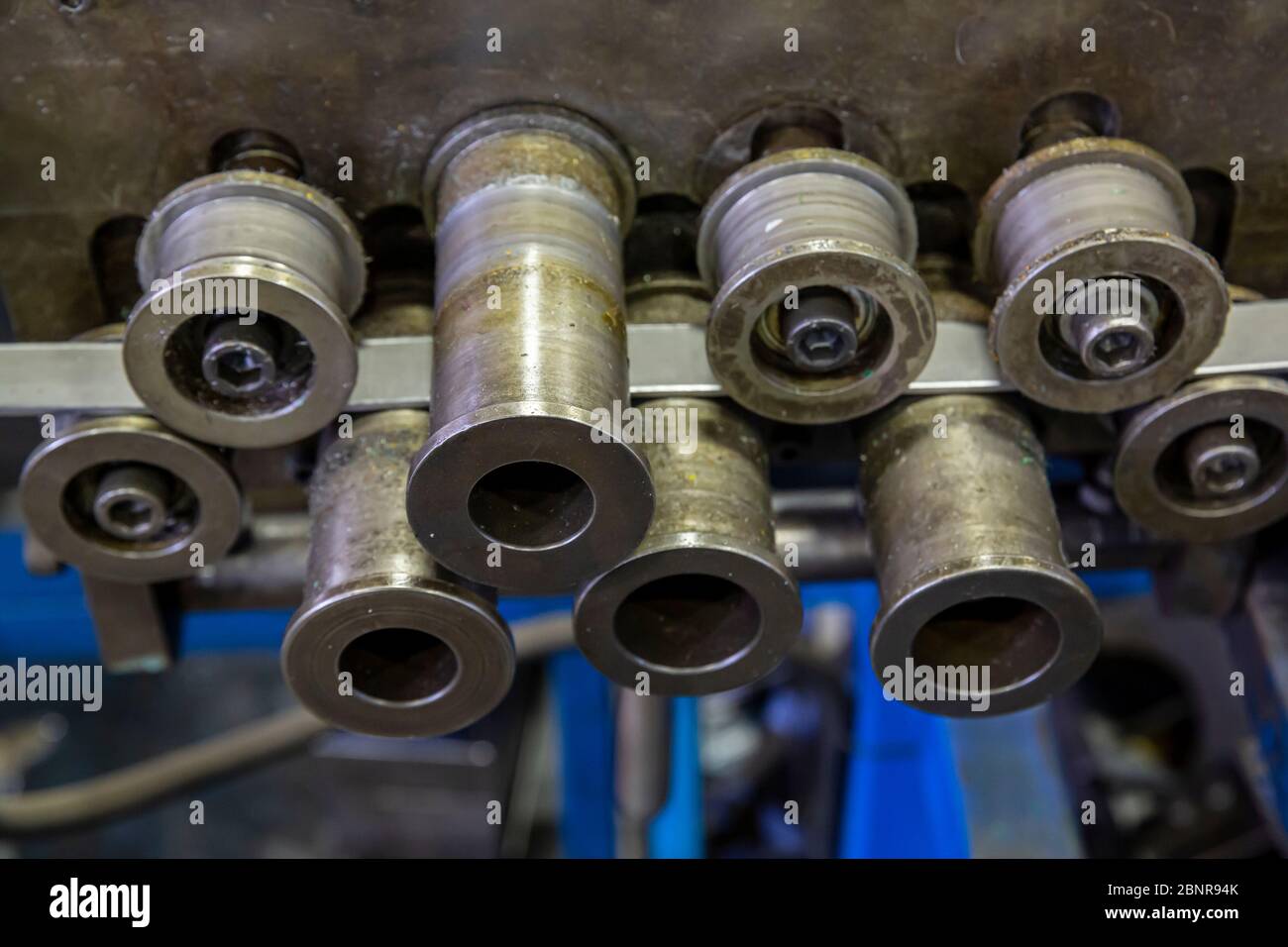 industrial iron machine parts details Stock Photo Alamy