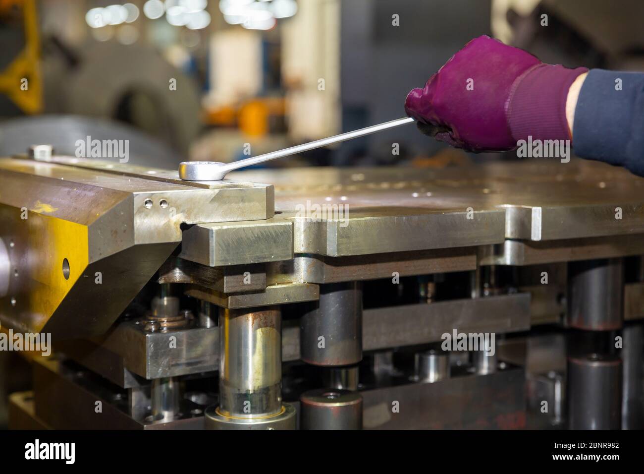industrial iron machine parts details Stock Photo Alamy