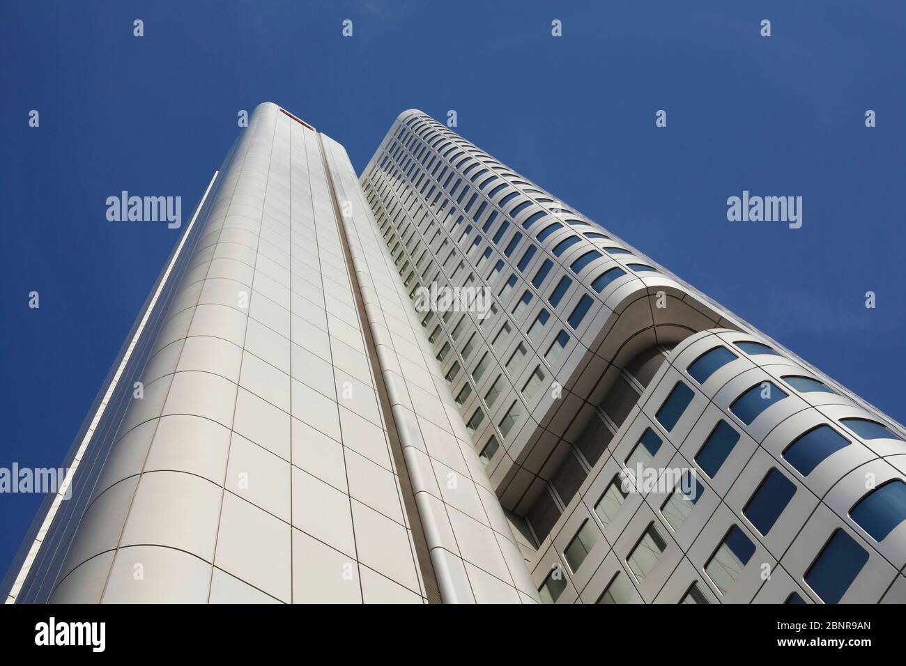 Deutsche Bahn Verwaltung, Silberturm or Silver Tower ,, office building, Frankfurt am Main, Hesse, Germany, Europe Stock Photo