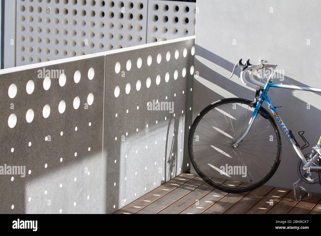 Road bike on the balcony Stock Photo Alamy